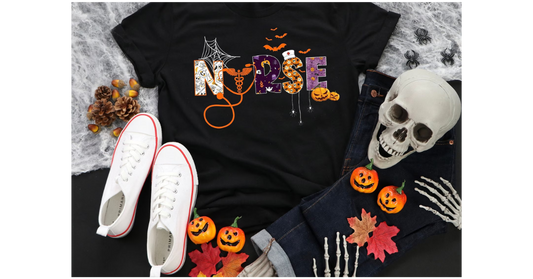 Halloween Nurse shirt, Halloween Nursing Shirt, Nurse Fall Shirt, Nurse Halloween, Nursing Tee, Halloween Shirt, Halloween Shirt