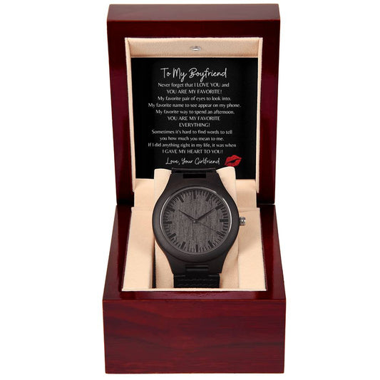 Wooden Watch | Perfect Gift for Your Boyfriend