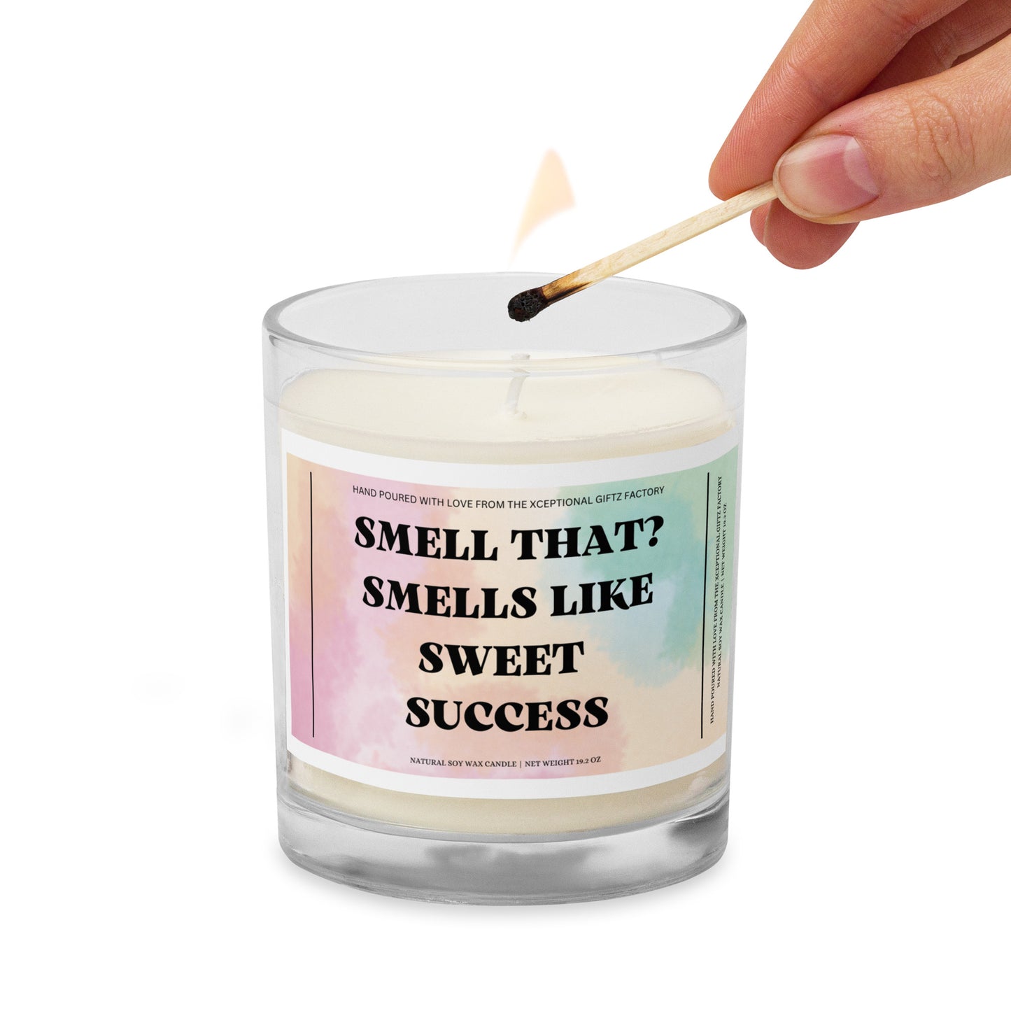 Sweet Success Graduation Candle - Hand-Poured Soy Wax with Natural Scent