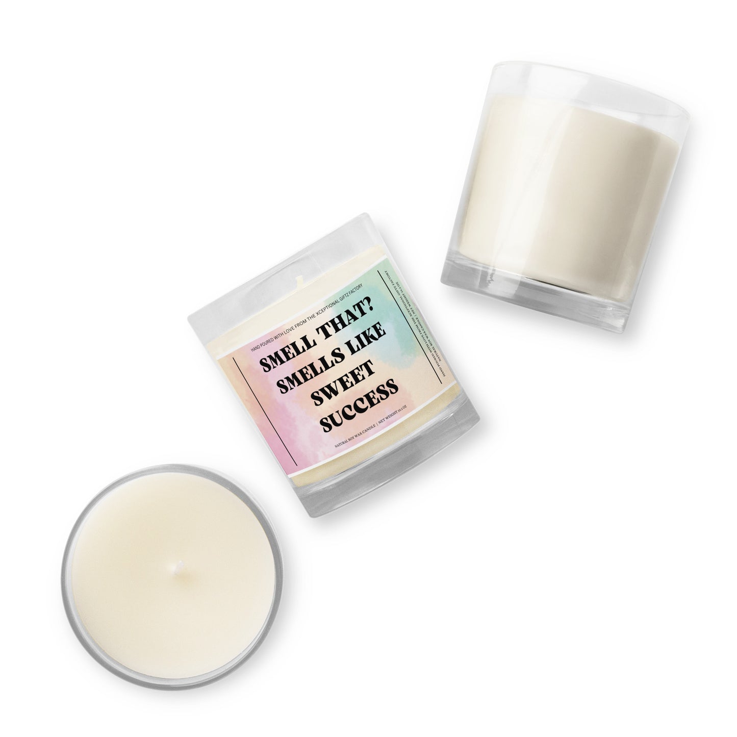 Sweet Success Graduation Candle - Hand-Poured Soy Wax with Natural Scent