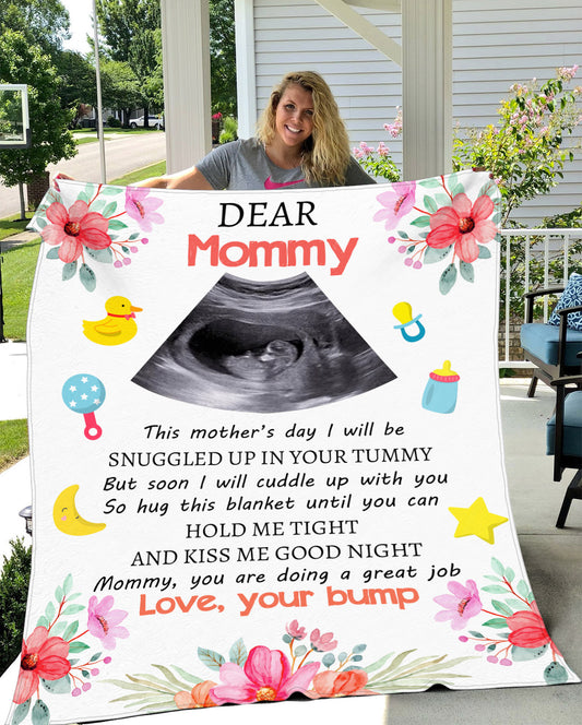 Dear Mommy | This Mother's Day | Premium Mink Sherpa Blanket 50x60